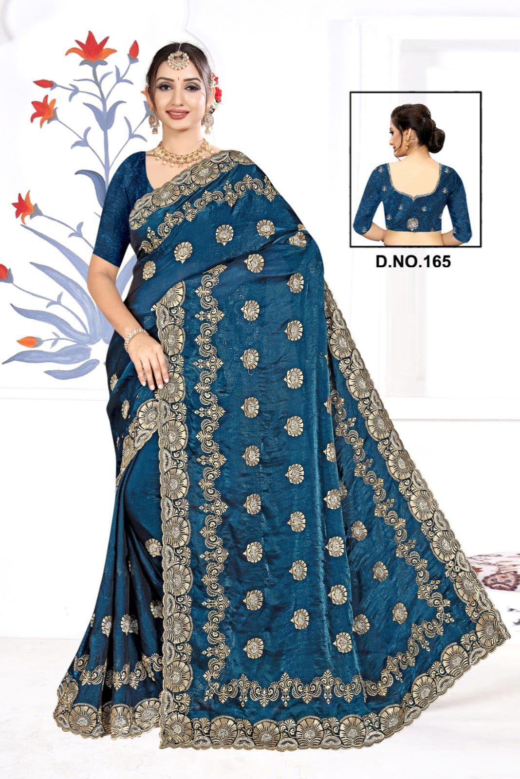 Saree With Unstitched Blouse